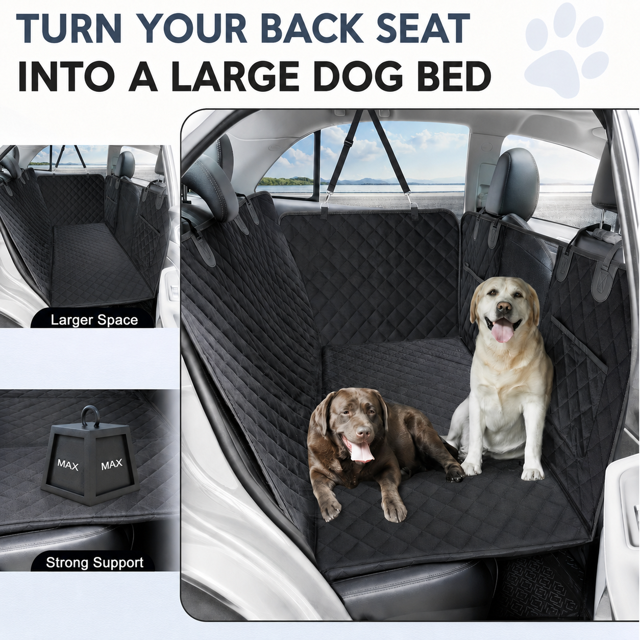 Nexora Atlas Dog Car Seat Cover