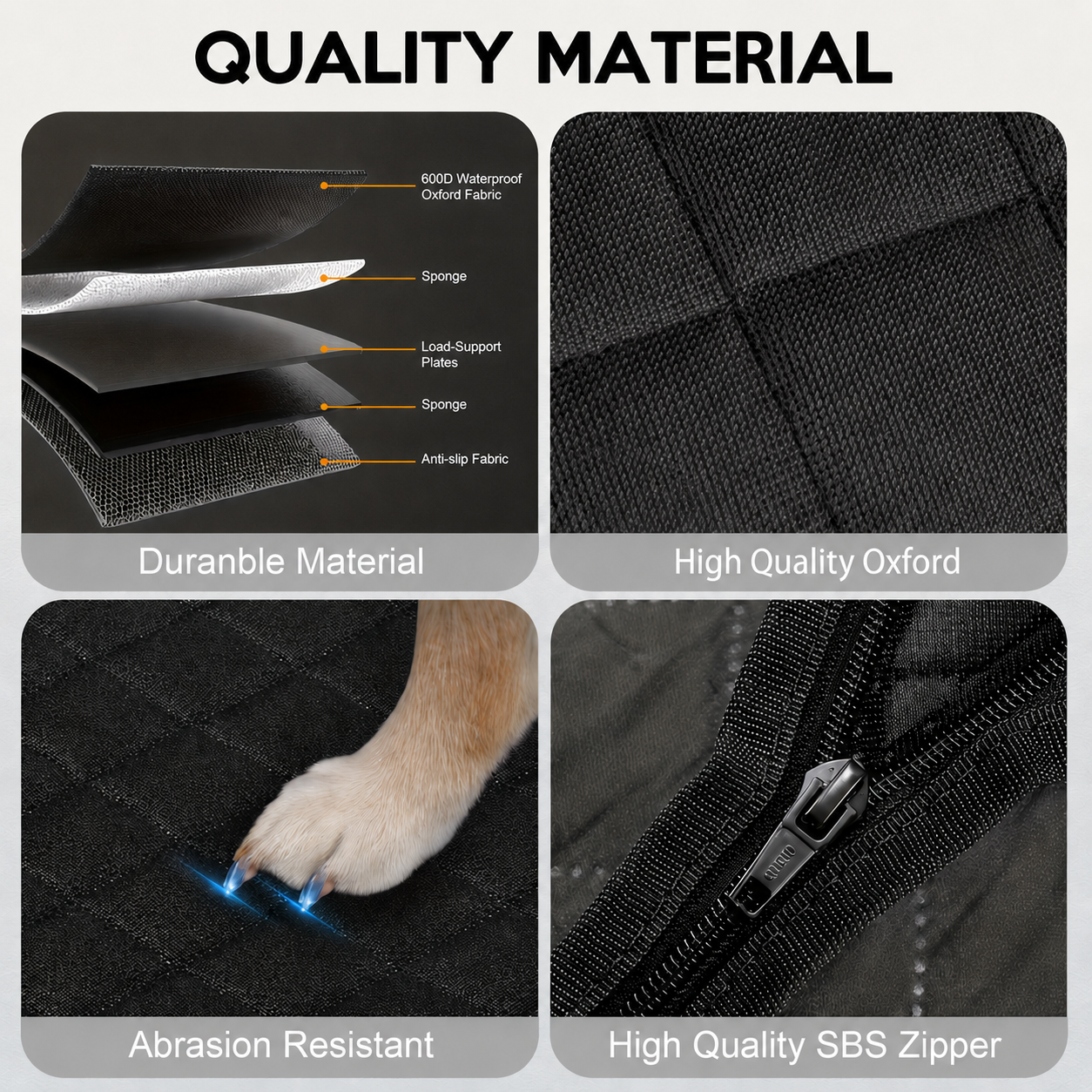 Nexora Atlas Dog Car Seat Cover