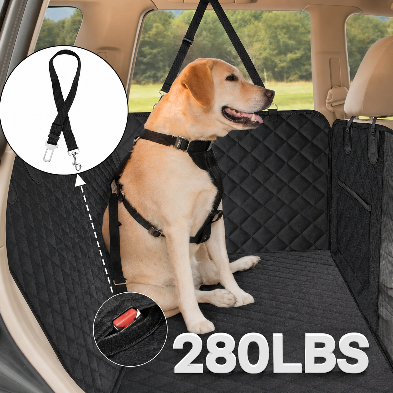 Nexora Atlas Dog Car Seat Cover
